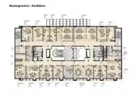 Grundrissgestaltung Kombibüros